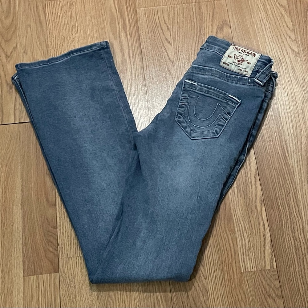 True Religion Women's Boot Cut Jeans in Faded Blue